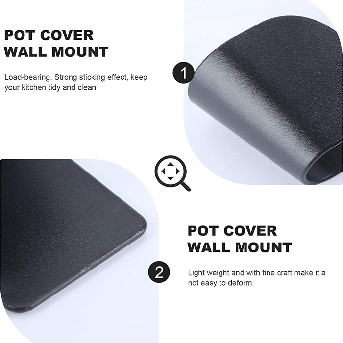 PotSpot, un set di supporti per una cucina ordinata e trasparente (per 4 coperchi) - Image 9