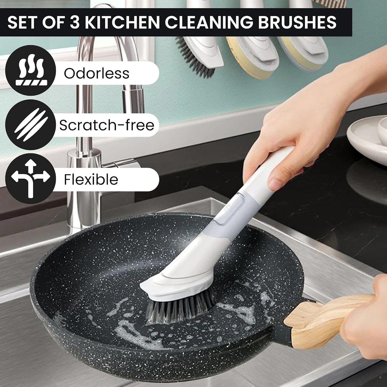 Un accessorio indispensabile per la cucina, il bagno e altre stanze e superfici.