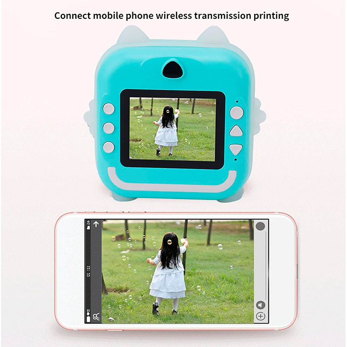 PrintBundle – fotocamera con stampa + 2 rotoli di carta e scheda Micro SD - Image 5