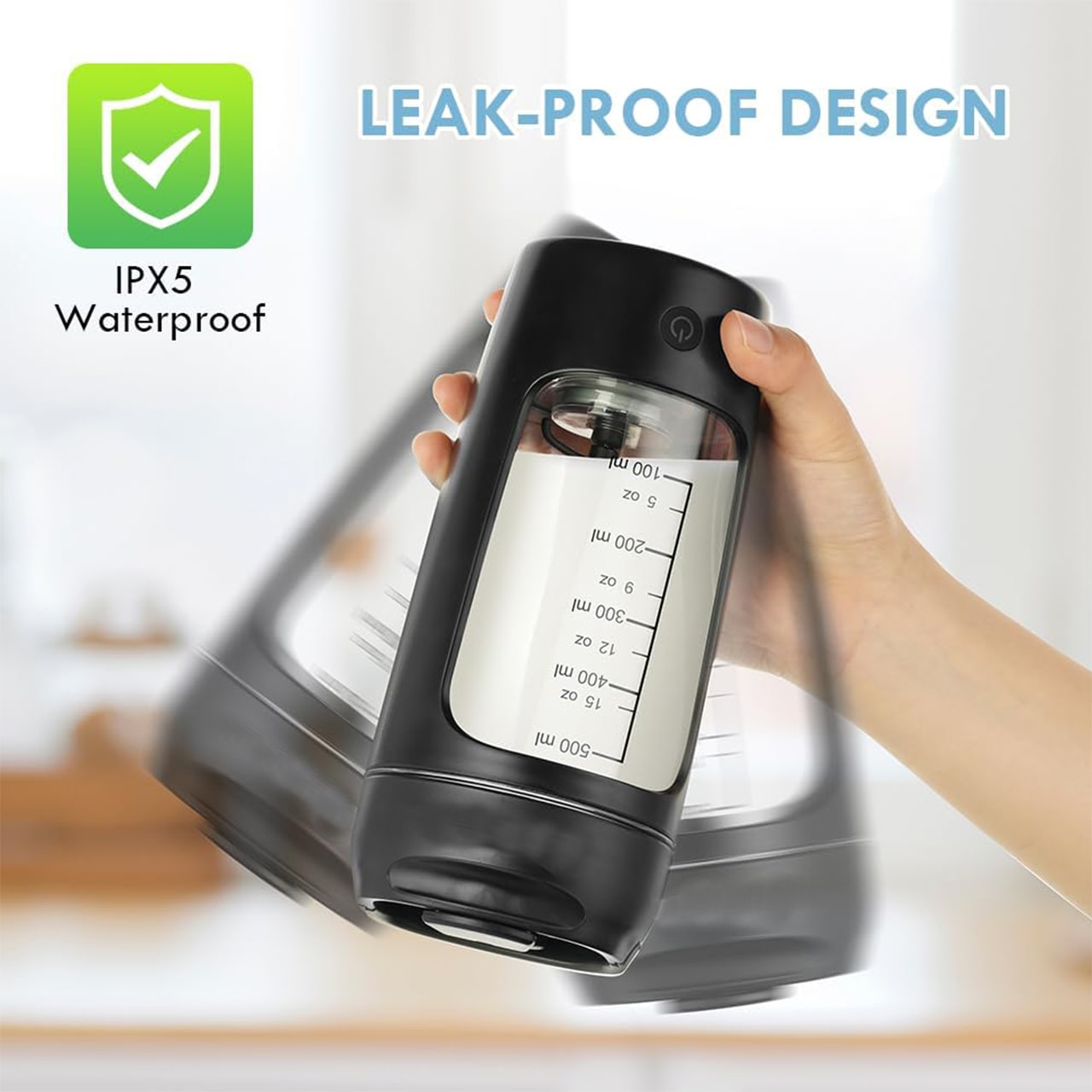 ProteinShaker, un frullatore elettrico con un contenitore che è anche una bottiglia - Image 1