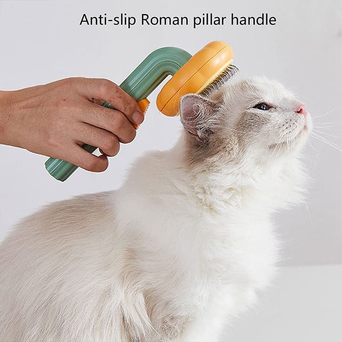 PumpkinComb, una spazzola per animali domestici con un pulsante per una facile pulizia - Image 5