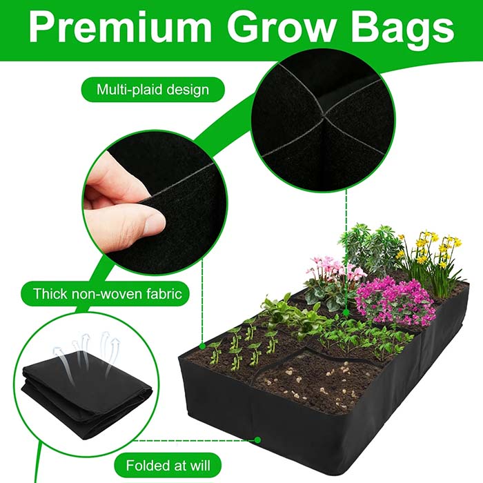 RaisedGarden, letto da giardino portatile con 8 scomparti separati - Image 6