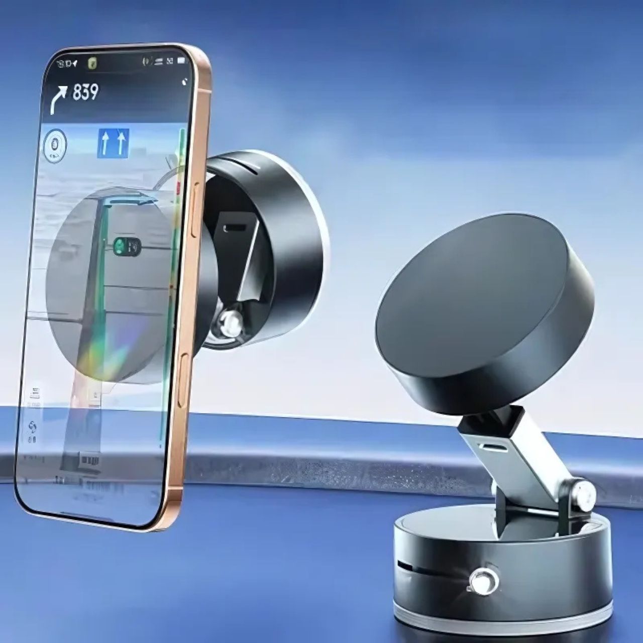 Tecnologia innovativa a vuoto e magnetica per una presa perfetta.