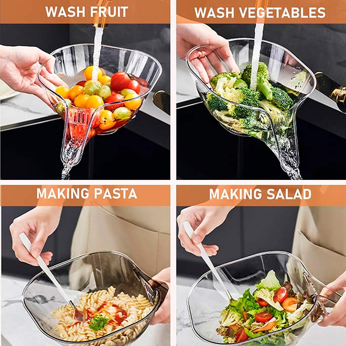 Rinser, il pratico scolapasta per scolare e lavare gli alimenti - Image 8