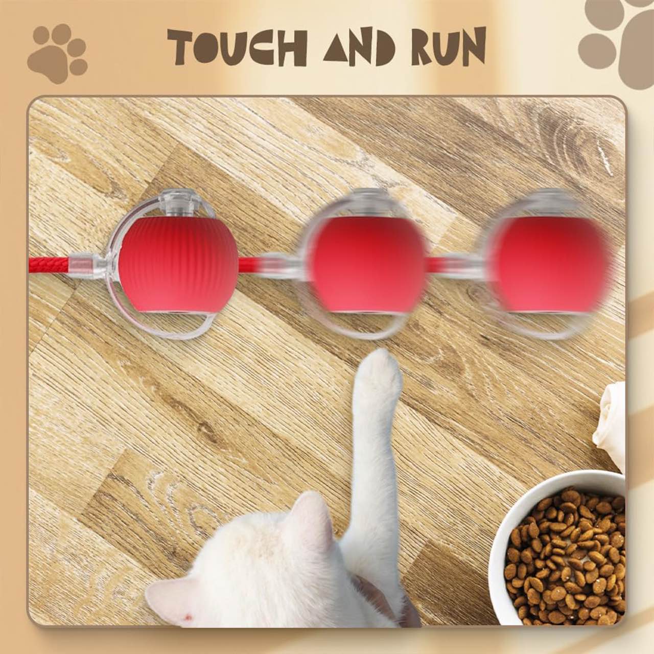 RollBall, una palla da gioco con guinzaglio per animali domestici - Image 4