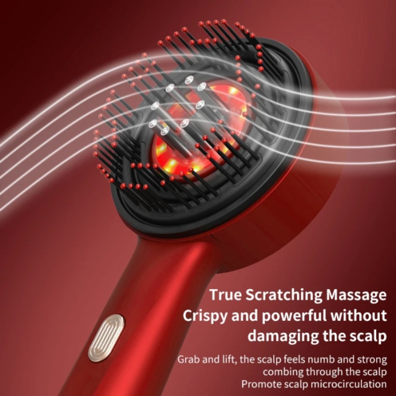Scalpyx, spazzola massaggiante a LED per stimolare la crescita dei capelli - Image 2