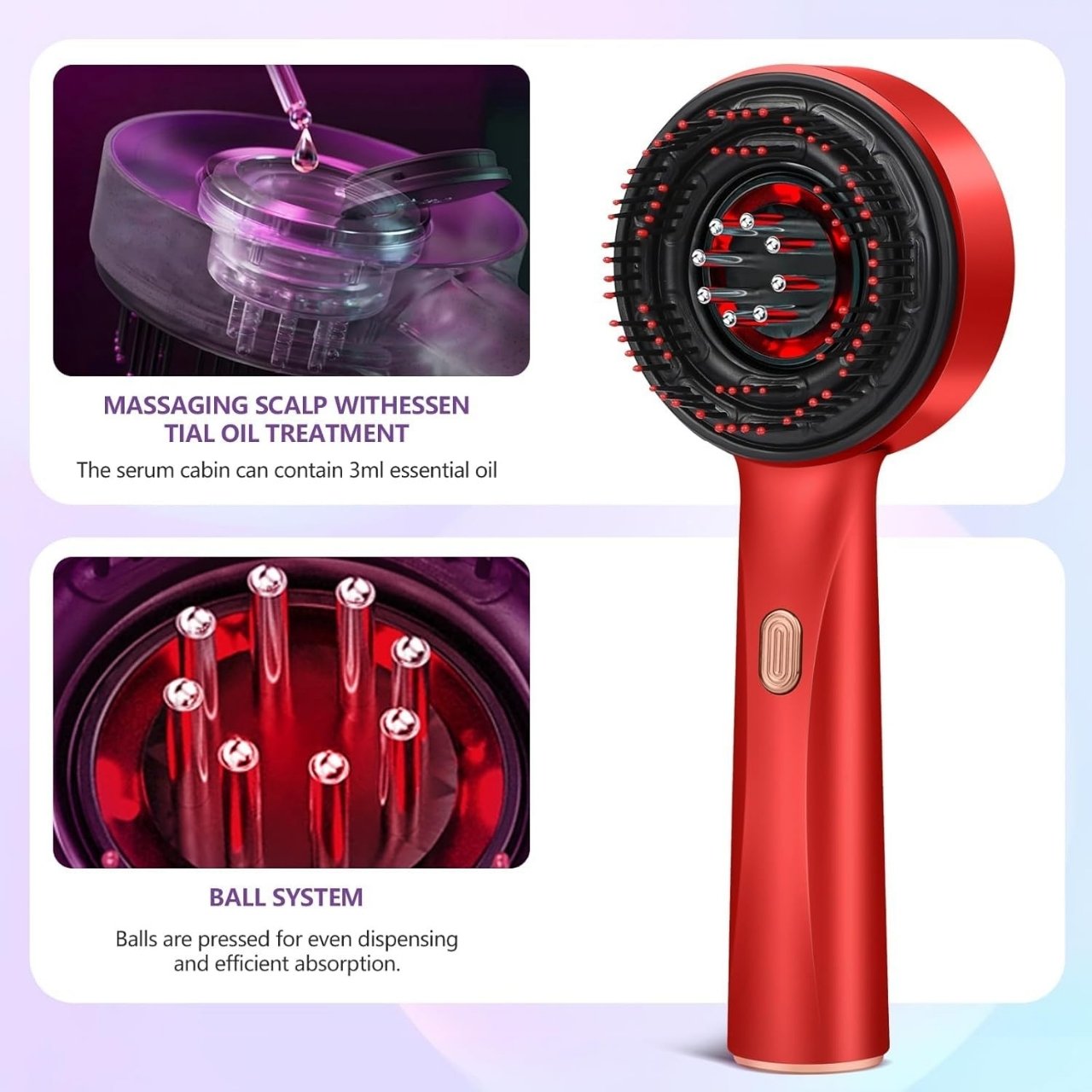 Scalpyx, spazzola massaggiante a LED per stimolare la crescita dei capelli - Image 5