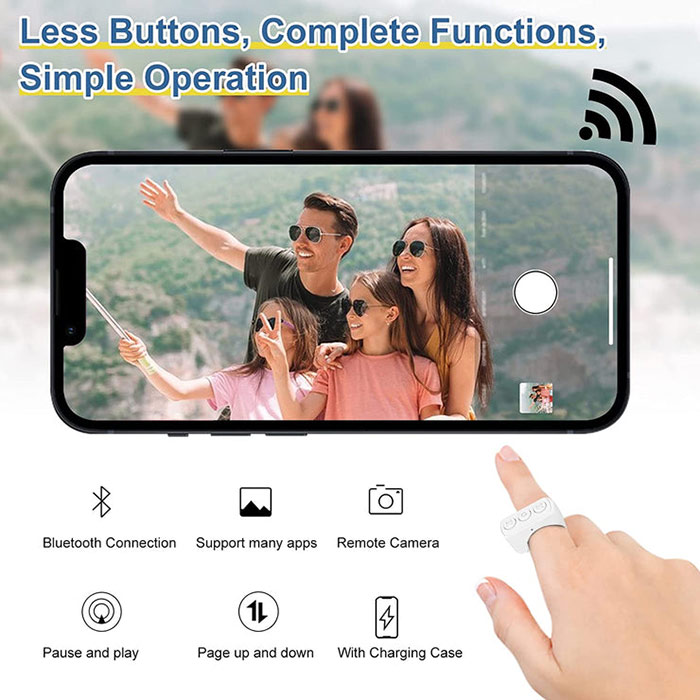 ScrollControl, telecomando Bluetooth con comoda scatola di ricarica - Image 3