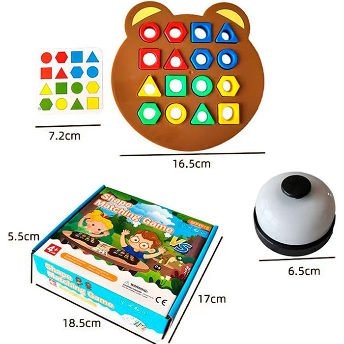 ShapeMatchingGame, un gioco da tavolo per bambini in cui imparano a conoscere forme e colori - Image 2