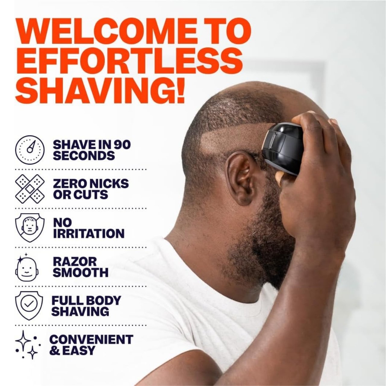 ShaveBuddy, il rasoio senza fili per uomini - Image 3