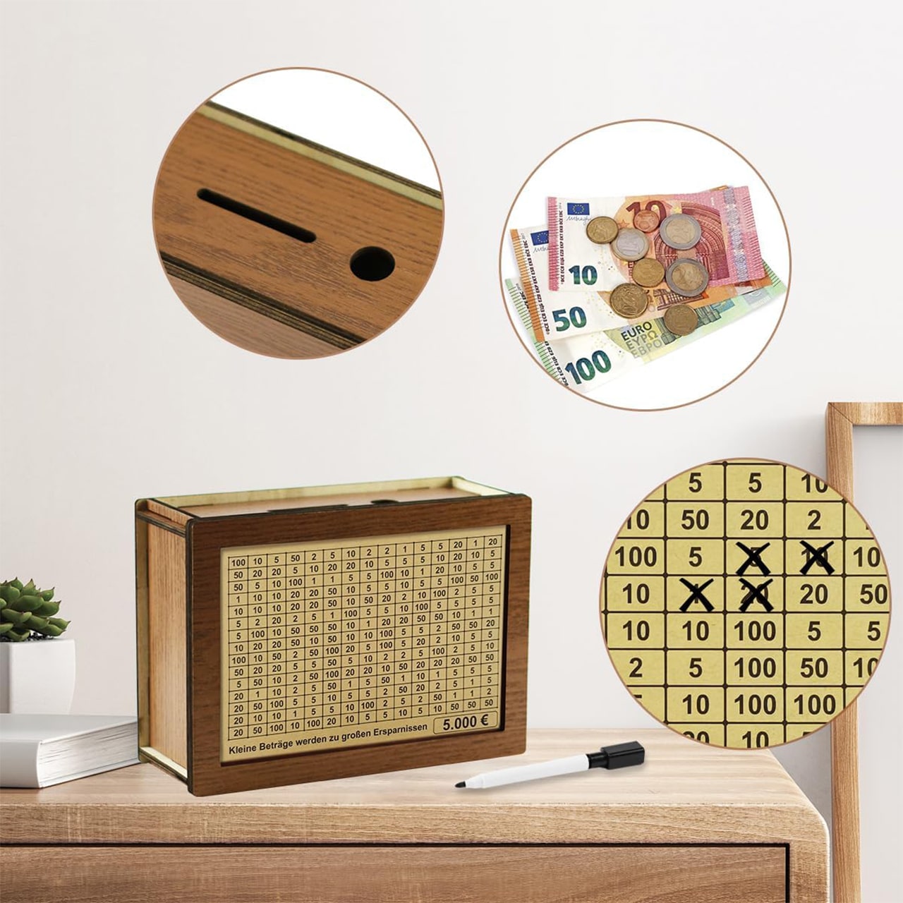 Sheets, set di 8 carte con importi diversi per GoalSaver - Image 2