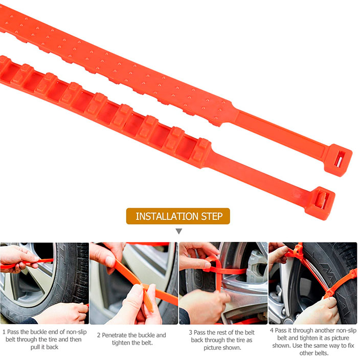 SkidStop, legacci antiscivolo per pneumatici (10 pezzi) - Image 7