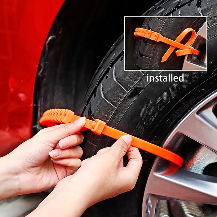 Un must-have nella tua auto, perché non sai mai quando sarai sorpreso dalla neve o da una strada molto fangosa!