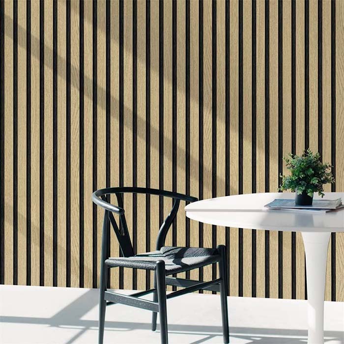 SlatWall, adesivo autoadesivo con aspetto di legno naturale (300 x 45 cm) - Image 3
