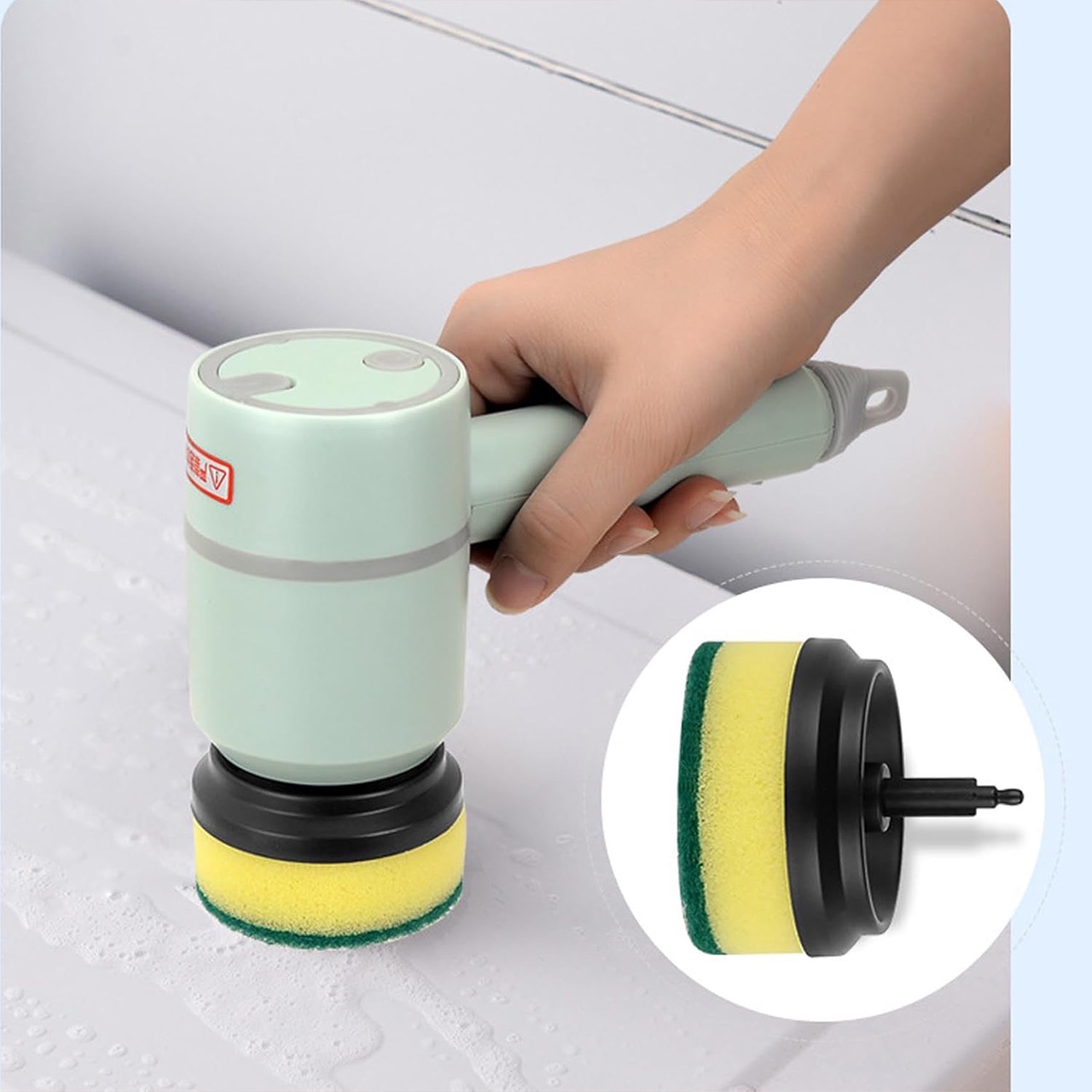 Spinny, la spugna elettrica multiuso con testa rotante a 360° - Image 5