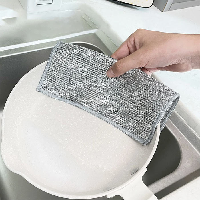 SteelCloths, panni robusti per pulire macchie ostinate (4 pezzi) - Image 3