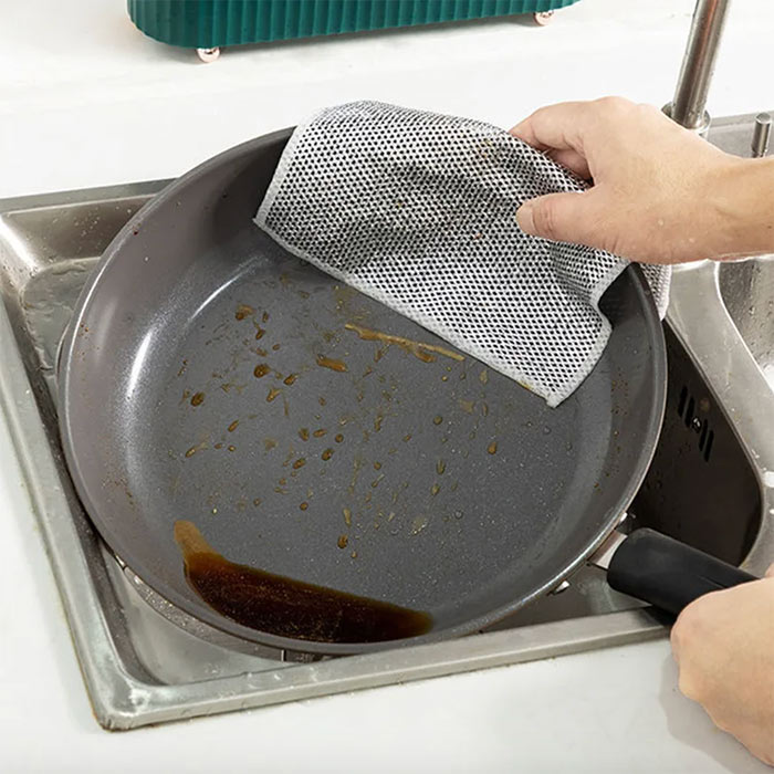SteelCloths, panni robusti per pulire macchie ostinate (4 pezzi) - Image 5