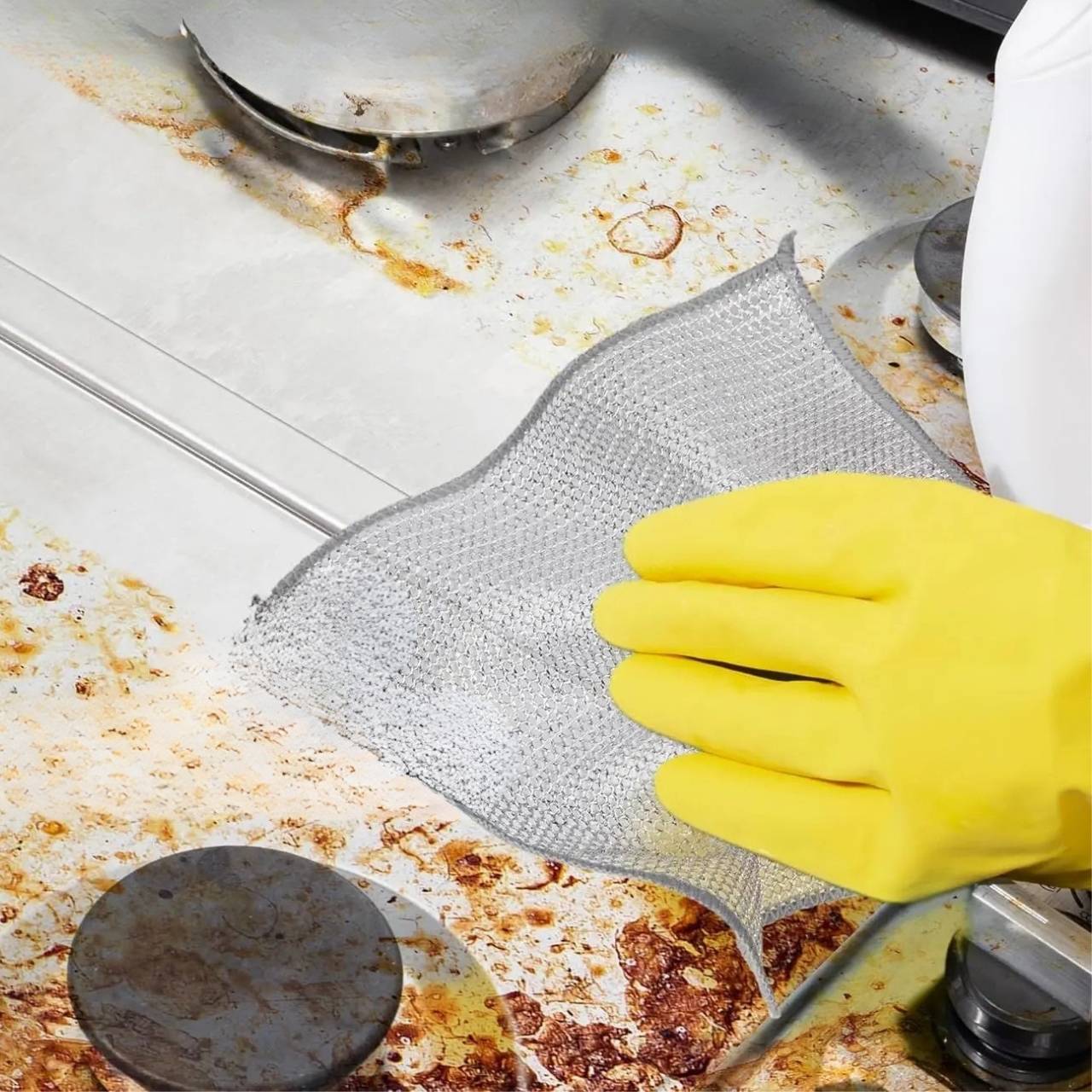 Il panno per la pulizia estremamente resistente rimuoverà anche lo sporco più ostinato!
