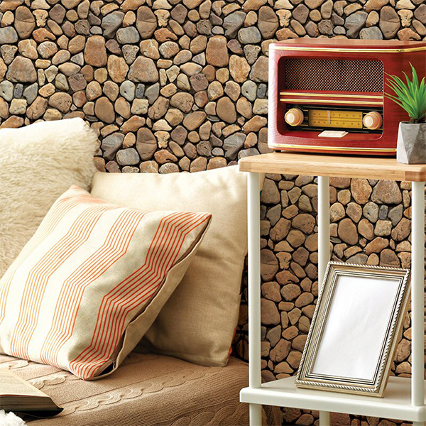 Stones3DWallpaper, adesivi murali tridimensionali con imitazione della pietra (10 pz.) - Image 4