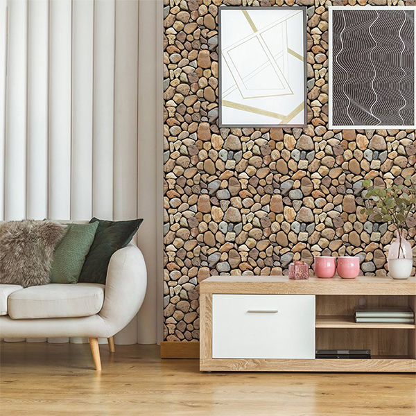 Stones3DWallpaper, adesivi murali tridimensionali con imitazione della pietra (10 pz.) - Image 5