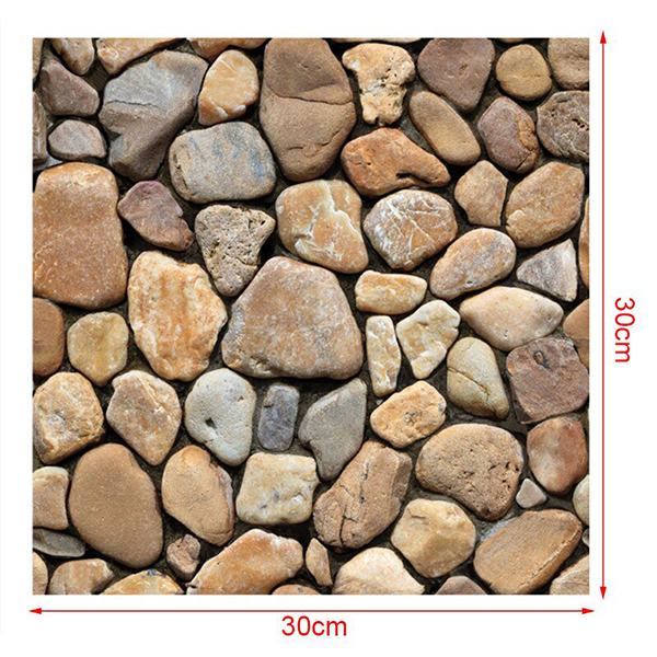 Stones3DWallpaper, adesivi murali tridimensionali con imitazione della pietra (10 pz.) - Image 6