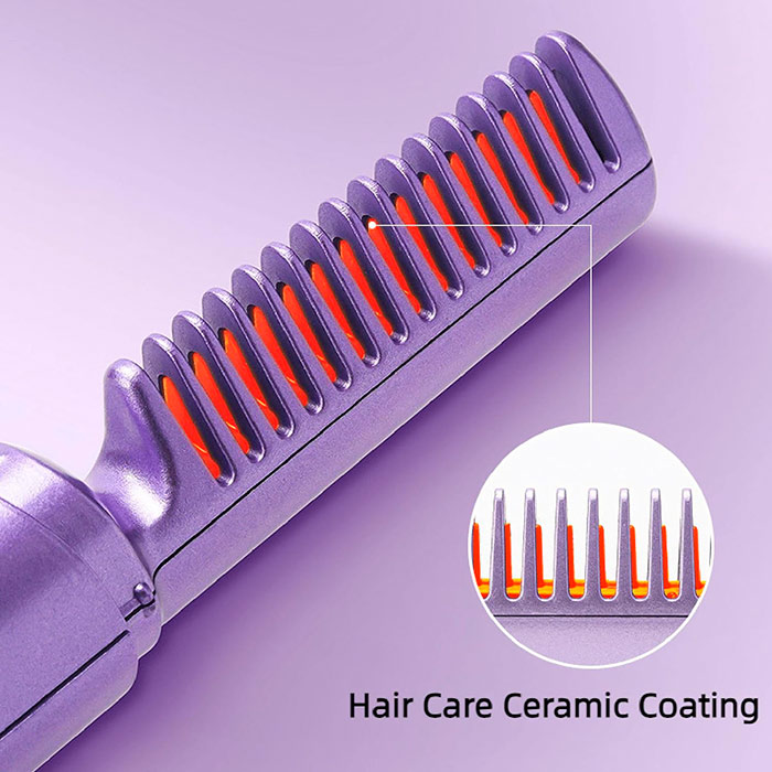 Carica semplicemente il pettine per capelli tramite il cavo USB incluso.