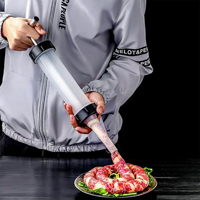 Stuffer, un dispositivo per riempire salsicce, salami e simili alimenti - Image 6
