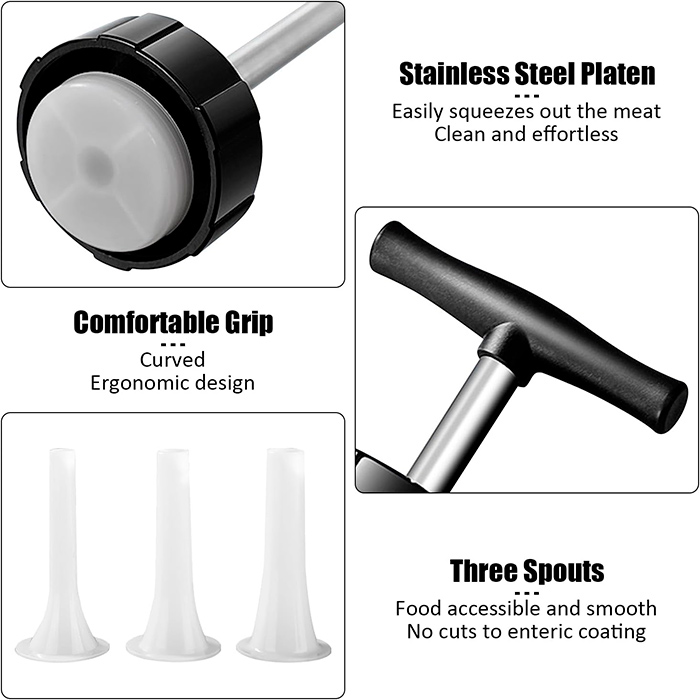 Stuffer, un dispositivo per riempire salsicce, salami e simili alimenti - Image 7