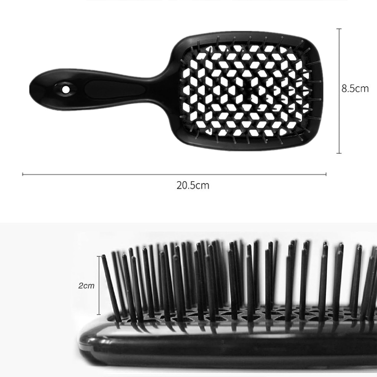 Adatta a tutti i tipi di capelli - lunghi, corti, ricci, lisci, secchi o bagnati!