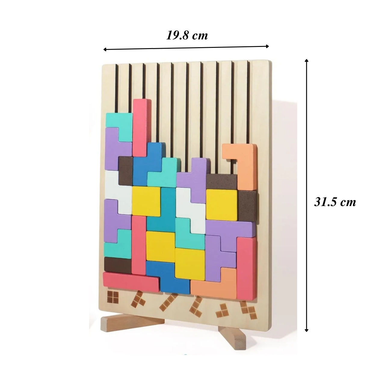 Tetris, giocattolo didattico in legno - Image 7
