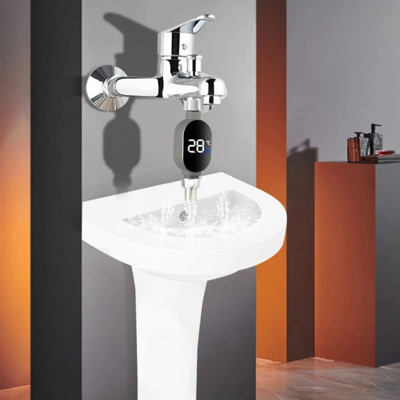 ThermFlow, il termometro intelligente a LED per la doccia - Image 3