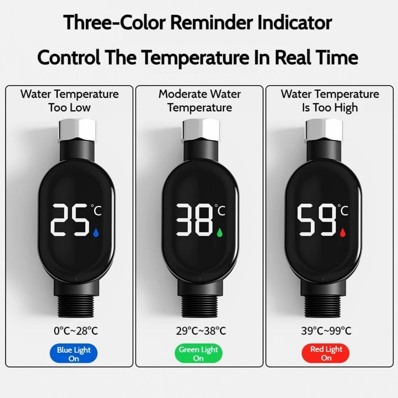 ThermFlow, il termometro intelligente a LED per la doccia - Image 8