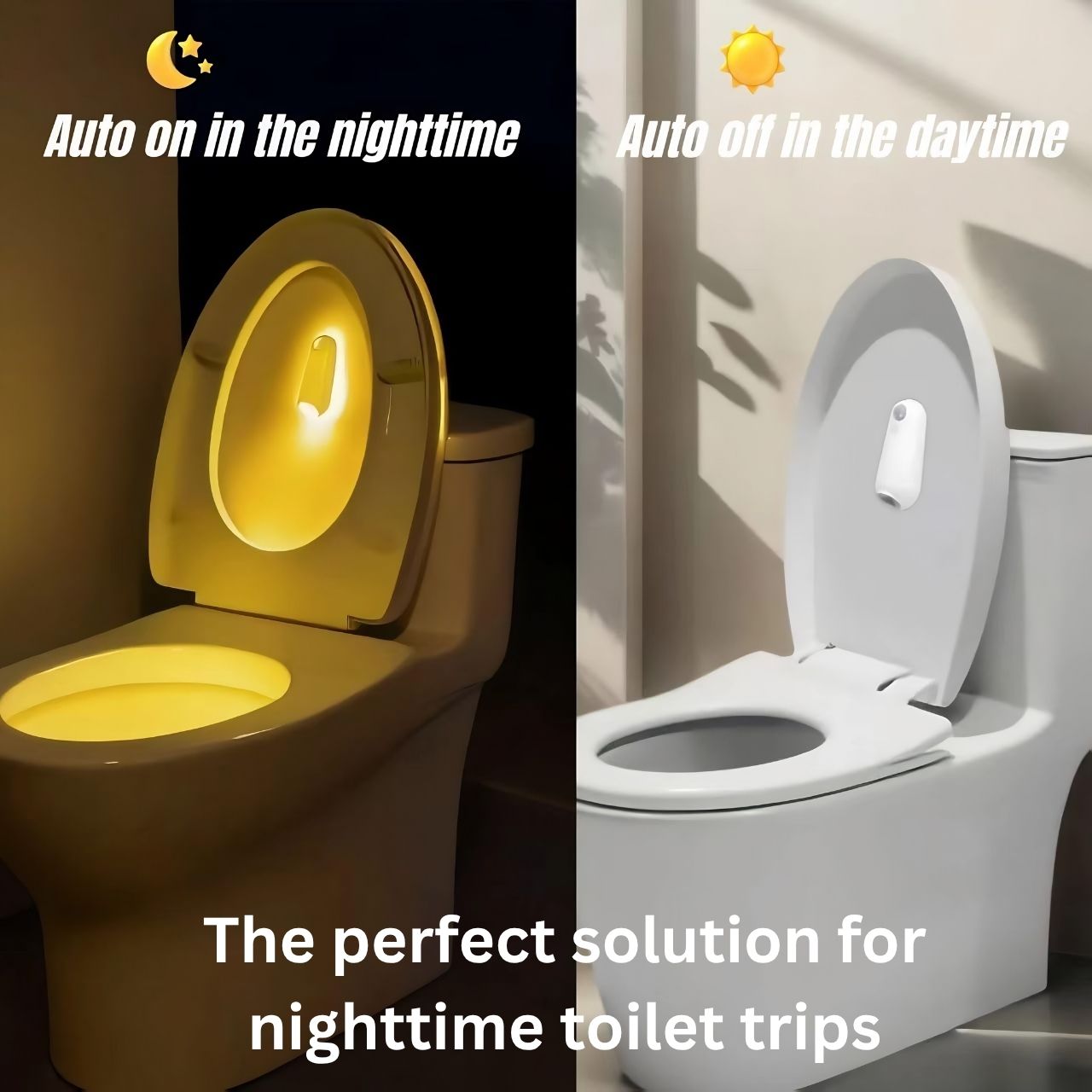 Luce LED con sensore di movimento per toilette e casa, Toily - Image 4
