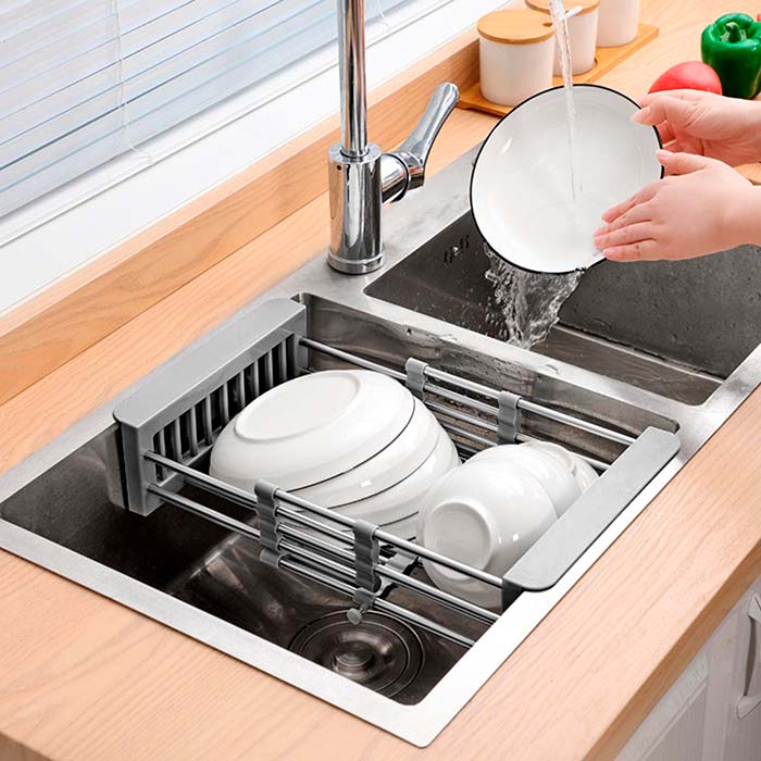 TopDrain, lo scolapiatti flessibile per asciugare i piatti e lavare gli alimenti - Image 4