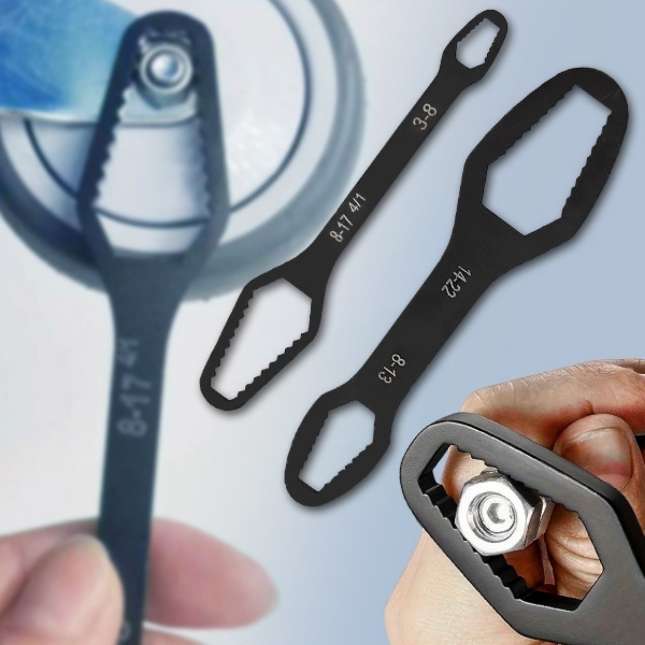 Adatta per lavori di manutenzione fai-da-te e professionali - sostituisci un'intera cassetta degli attrezzi con una sola chiave.