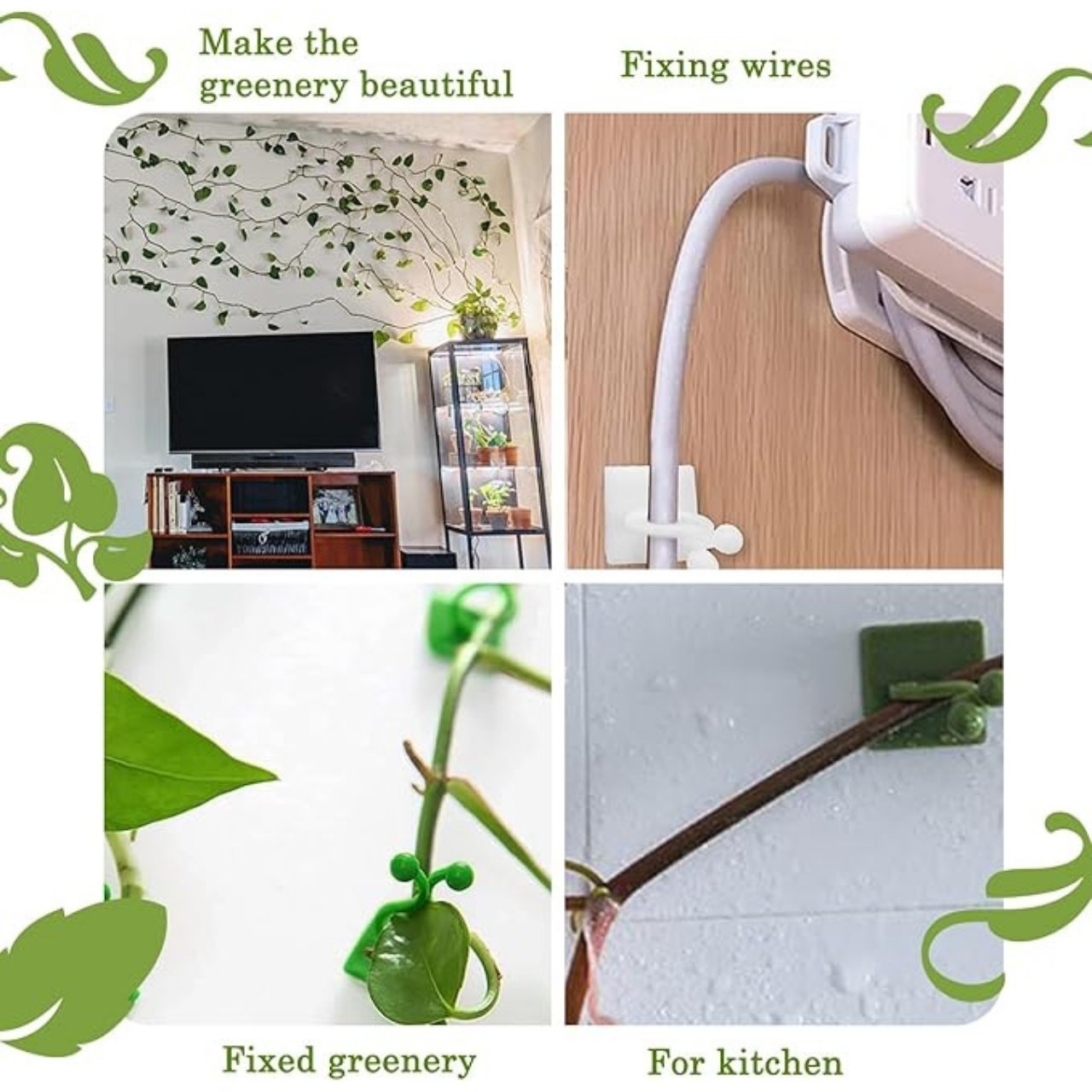 Vines, supporti per piante autoadesivi e rampicanti (100 pezzi) - Image 7