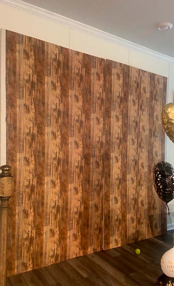 VintageWall, adesivo autoadesivo con aspetto di legno naturale (300 x 45 cm) - Image 10