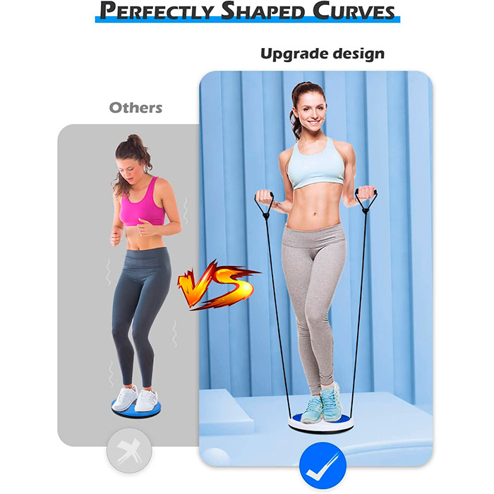 2 accessori in uno: un twister e 2 elastici per l'allenamento!