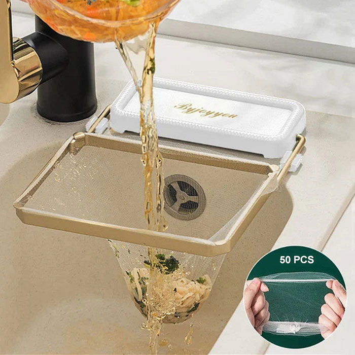 WasteStrainer, un supporto con rete da posizionare sul lavello della cucina - Image 3
