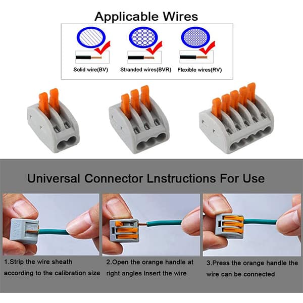 WireConnector, connettore a due poli (20 pz.) - Image 6