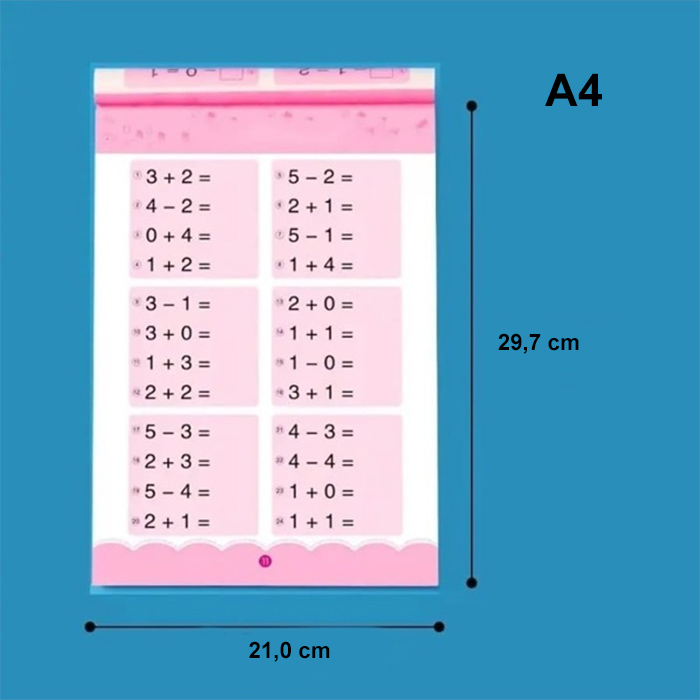 WorkBookMath, quaderno per l'addizione e la sottrazione fino a 100 - Image 2